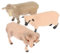 BESTonZON 3er Set Realistische Schaf Modelle Kreative Schaf Dekoration Für Kinderzimmer Und Schule Lifelike Tierfiguren Aus Hochwertigem Material Ideales Lernspielzeug Für Kreative