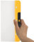 Cuchillo de masilla, raspador de pintura de acero inoxidable con manija de plástico, herramienta raspadora para aplicar compuestos, suavizantes y pegajos de paneles de yeso, 10 pulgadas