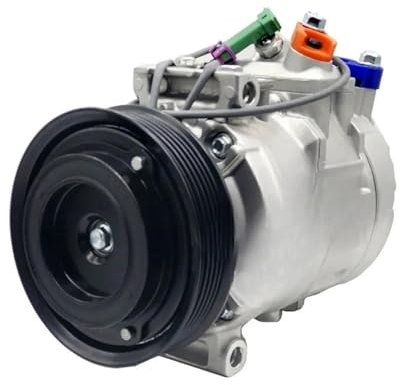 ATATKTHTys Compresor de aire acondicionado 7SB16C compatible con Audi A4, B5, A6, C5, Porsche 911, VW Passat 3B, 4B0260805B, 4B0269805B, 4B3260805, 99612601152 y 99612601151.