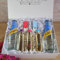 Enchanted Drinks AU Vodka Gift Set - 3 Flavoured Mini AU Vodkas (Blue Raspberry, Pink Lemonade, Black Grape) + 2 Mixers & 2 Shimmer Powders - Luxury Ribboned Gift Box
