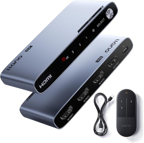 llano HDMI 2.1 Switch 8K@60Hz 3 in 1 Out