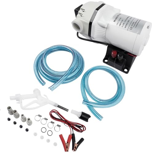 Bisenya Bomba AdBlue de 12 V con Boquilla y Mangueras, Kit de Repostaje de Bomba de Urea Bomba de Diafragma Bomba Química