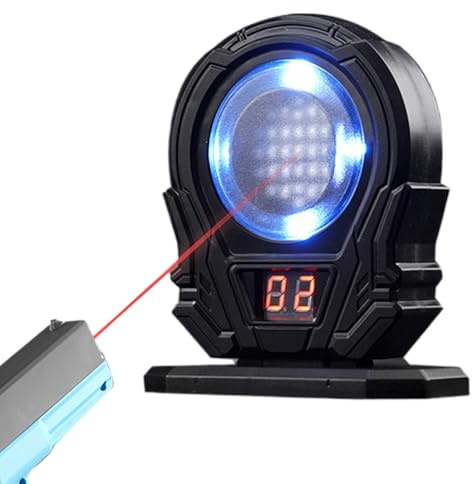 Target Toy for Indoor – Electronic Scoreboard Practice Set, Adjustable Aiming Trainer, Interactive Game, Skill Development Activity Device | for Boys Girls Kids Teens Home Classroom Recreatio