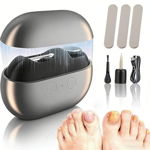 Coupe-Ongles Électrique, Coupe Ongle Electrique Pour Pied, 3 En 1 Lime A Ongle Electrique Intelligentavec Lumière Led Large & Récupérateur De Coupures, Coupes Ongles Pied Durs Et Épais (#2)