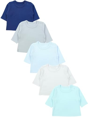 TupTam Baby Jungen Langarmshirt 5er Set