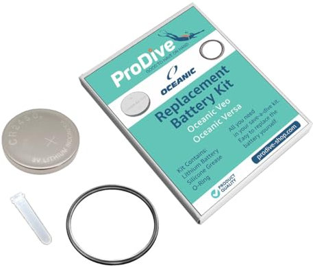 Kit de batterie Combatlebe pour ordinateur de plongée Oceanic Veo Versa, VT