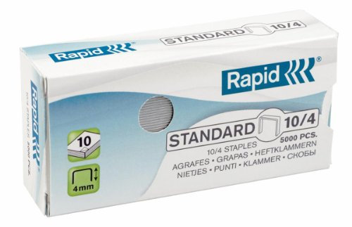 Rapid 1 Packung à 5000 Heftklammern Standard No10, verzinkt