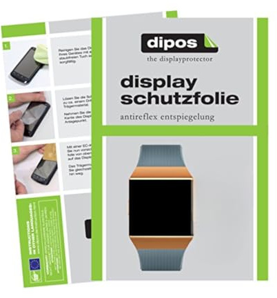 dipos 6x Displayschutzfolie matt für Fitbit Ionic