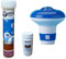 SUDS-ONLINE 10 x 20g Multifunctional Chlorine Tablets + 10 Test Strips +Floating Dispenser for Swimming Pools Spa Hot Tub Paddling Pools