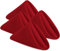 KICHLY Cloth Napkins [24 Pack, Red] 43x43cm, 100% Polyester Dinner Napkins with Hemmed Edges, Washable, Best for Parties, Weddings and Dinners