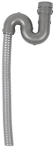 Garosa Tubo di Scarico Doppio Serbatoio raccordi per Tubi espandibile Flessibile lavello della Tubo di Scarico di Scarico Tubo Trappola Bagno Scarico Idraulico