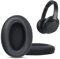 Rhinenet Ersatz-Ohrpolster für Sony WH-1000XM3 (WH1000XM3) Over-Ear-Kopfhörern, Ersatzpolster Memory-Schaum Aktiver Lärmschutz, Schweißfest & 12h Proteinleder Ersatz Ohrpolster