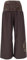 GURU SHOP Weite Marlenehose, Buddha Wellnesshose, Yogahose, Boho Hose mit Breitem Bund - Cappuccino, Damen, Baumwolle, Size:XL
