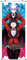 CoolChange Großes Kakegurui Rollbild | Kakemono aus Stoff | Poster 100x40cm | Motiv: Yumeko & Kirari