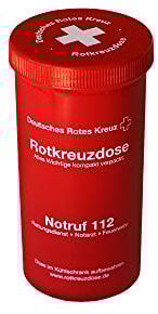 Rotkreuzdose für den Notfall - 1 Stück