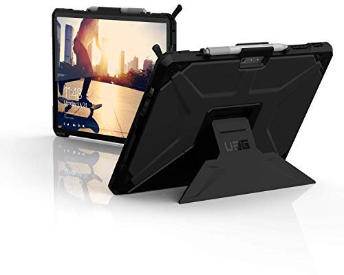 Urban Armor Gear Metropolis SE Case for Microsoft Surface Pro 7 / Pro 7+ / Pro 6/5 / 4 [Designed for Surface, Type Cover Compatible, Microsoft Surface Pen Holder, Stand Function] Black