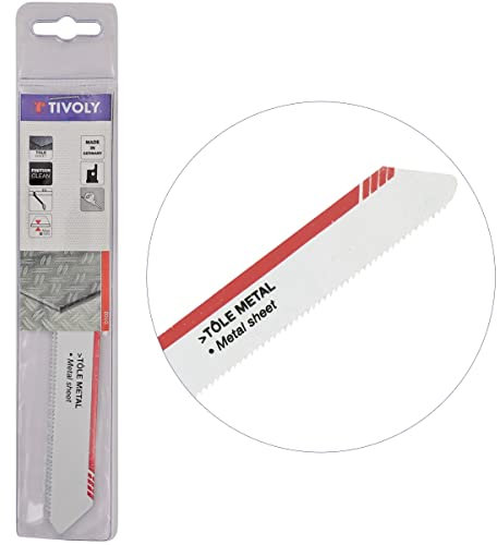 Lame de scie sabre Tôle et Métaux HSS L150mm coupe tubes, plaques jusqu'à 10cm épaisseur TIVOLY