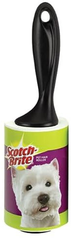 Scotch-Brite Pet Hair Pickup Lint Roller: 4 in. Width (Natural) / 100 Sheets