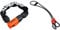 Kryptonite Unisex's Evolution Chain Lock, Black/Orange, 10mm x 55cm & Kryptoflex Cable with Double Loop Bike Lock Security, 10mm x 120cm, Silver/Orange