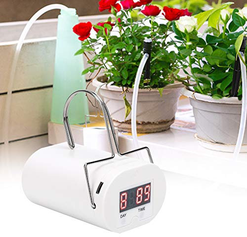 Sistema di Irrigazione, Kit di Irrigazione Automatica con Timer, fioriera autoirrigante, irrigazione Automatica per Piante in Vaso, Inserto per autoirrigante per Giardino, Piante in Vaso