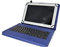 theoutlettablet® Custodia con tastiera rimovibile in spagnolo Type-C (inclusa lettera Ñ) Compatibile con Tablet Realme Pad 10,4 pollici colore blu