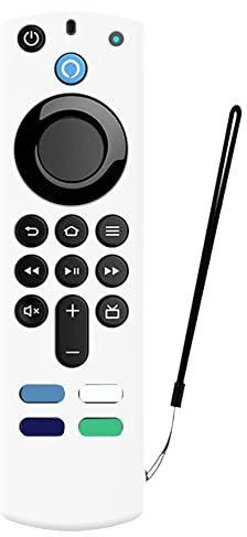 Wudaizhi Silicone Remote Control Cover for Amazon Fire Stick 4k 3rd Gen 3rd Generation Cube Shockproof Anti-slip Remote Protector