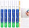 5 Pcs Tiles Grout Pen, Tile Grout Pen White Wall Repair Pens, Tile Grout Reviver Pens for Tile Grout Wall Floor Bathrooms and Kitchen Restoring Grout Joints