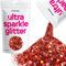 Hemway Ultra Sparkle Glitter - Red Holographic | 100g Multi Size Metallic Flakes for Resin & Epoxy Crafts | Supplies for Tumblers, Festival, Hair, Face, Body, Eye & Nail Art Decoration