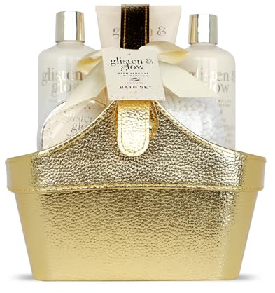 Coffret Cadeau Pour Femme | Produits de Bain | Idée de Cadeau Original Pour Femmes | Idéal Anniversaire Maman | Panier de Beauté, Soin et Bien-être | Belle Luxury by Gloss! (PANIER)