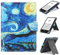 HoYiXi Étui Universel pour 6-6.8” Pocketbook/Tolino/Sony E-Book Reader 6.8” Kindle Paperwhite/6” Kindle 2022 & 2019/Kobo Clara HD/Kobo Clara 2E Coque Housse avec Support,Nuit étoilée