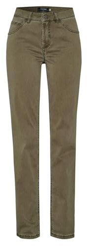 Toni Damen 5-Pocket-Hose »Liv« in Regular-Fit Liv 42 Khaki | 067