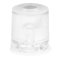 WAGNER Bodentürstopper/Wandtürstopper VULKANO MEDIUM - Durchmesser Ø 35 x 35 mm, Puffer aus hochwertigem Vollgummi, transparent, zum Schrauben - Made in DE - 15524021