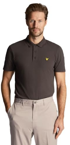 Lyle & Scott Mens Sport Short Sleeve Polo Shirt - Graphite - XL