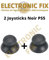 ELECTRONICFIX X2 Joysticks Noir Original pour manette Compatible avec PlayStation 5