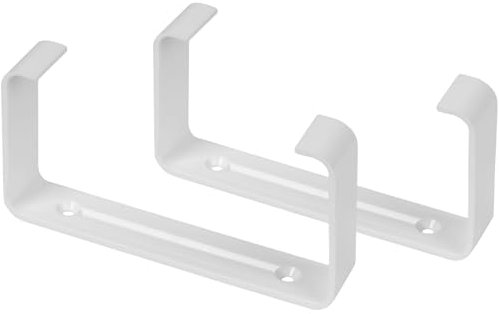 Lot de 2 supports plats de 110 x 55 mm pour fixation murale - Climatisation, ventilation, chauffage, refroidissement