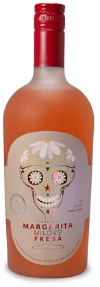 Margarita Milove fresa artesano, elaborado con tequila Agave azul, zumo limón ecológico, licor triple seco y jarabe simple. Listo para tomar. (1)