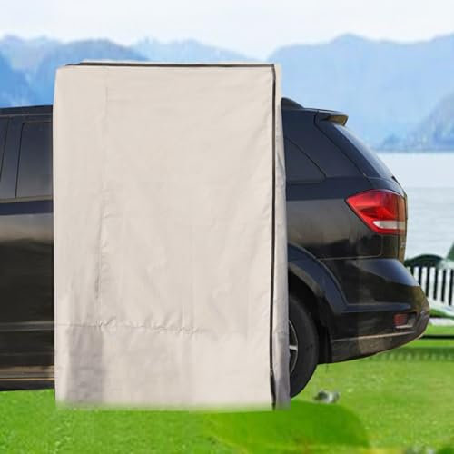 SUYUDD Auto-Seitenduschzelt, Duschmarkise mit Dach, SUV-LKW-Zelt für Camping-Sichtschutz, Fahrzeugmarkise, Duschraum, tragbares Duschzelt für Camping