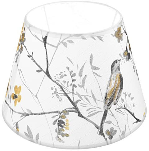 Yardenfun Blumenmuster Stoff-lampenschirm Dekorativer Lampenbezug Für Tischlampen Stehlampen Und Wandleuchten Installieren Leicht Und Vielseitig Einsetzbar