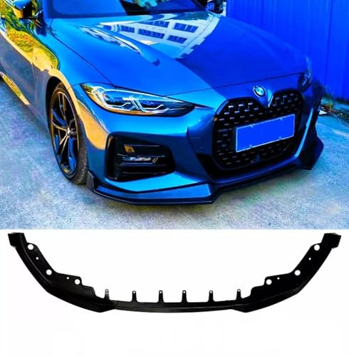 Auto Perfectionists UK Front Spoiler Compatible With BMW 4 Series Coupe G22 G23 2020-2024 ABS Gloss Black