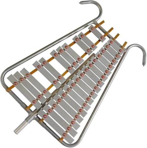 Tone Aluminium Marching Xylophon - Anfänger Glockenspiel Percussion Instrument mit Metallglocke Harfe