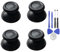 4X LEVETTE ANALOGICO COMPATIBILE PER PS4 / PS4 PRO DUALSHOCK - ANALOGICI THUMBSTICK LEVETTA DESTRA SINISTRA - 4 PEZZI CON KIT CACCIAVITI