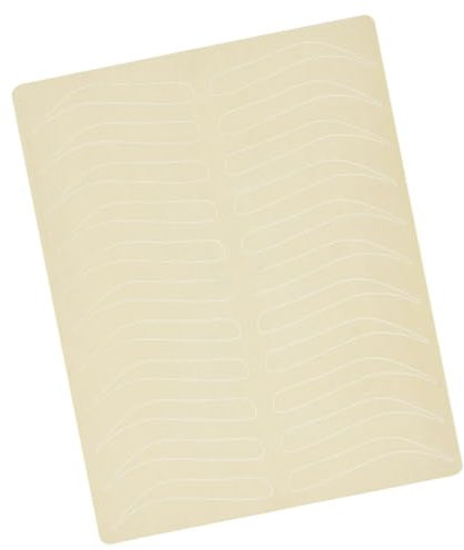 CANIGHT Piel Para Tatuajes De Cejas Silicona Flexible 11 Pares 1mm Práctica Sin Tinte Adecuado Para Principiantes