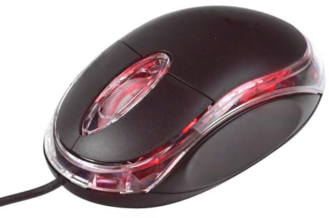 Mini Optical Wired Mouses - Compact Gamings Mice, Ergonomic Office Accessory | Lightweight Precision Control Device, High-Speed Cursor Tracking Mouses, Comfortable Grip Mous For Desktop Setup