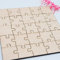 Blanko Puzzle aus Holz 25 Teile, personalisierbar, Geschenk Idee, kreativ gestalten, pädagogisch wertvoll, robust und langlebig, Geburtstagsgeschenk
