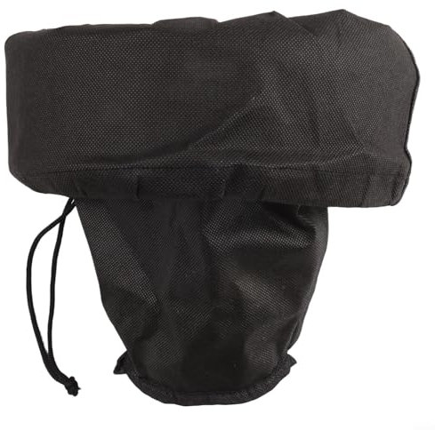 Schwimmender Pflanzkorb, schwarz, rund, Netz, Pflanztasche, Wasserpflanzen-Behälter, Teichkorb mit Bodenrückhaltungsdesign für Garten, Wasserspiele, Pool, Aquaponik-System, 25 cm Durchmesser
