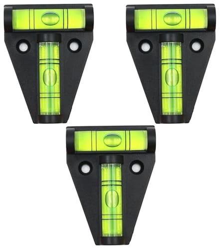 T Typ Wasserwaage, RV T Level, Bubble Leveling Device, Mini Caravan Nivelliergeräte für Wohnmobile, Wohnmobile, Möbel, Anhänger, Stative, Kameraausrüstung
