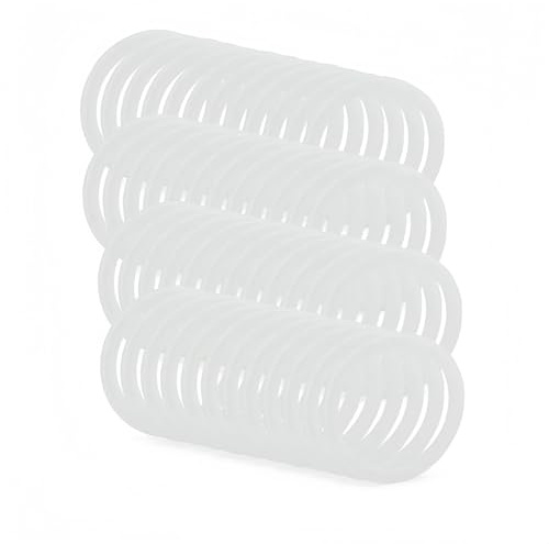 Rummyluck Silikon Dichtungsring Weiß O-Ringe Dichtung 28x3mm (20 Stück)