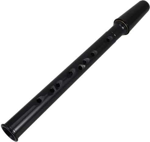 SAFIGLE Mini Saxophone de Poche en Résine Abs Noir Anches en Bambou et Résine Instrument à Vent pour Garçon et Filles Débutants Compact et Portable Apprentissage Musical Kit Complet 2