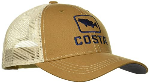 Costa Del Mar Unisex Bass Trucker Hat Hut, Braun (Working Brown), Einheitsgröße