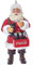 Coca-Cola® Décoration de Noël en forme de bouteille de coca avec ouverture Père Noël